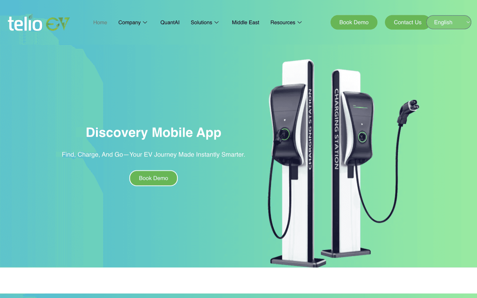 TelioEV homepage